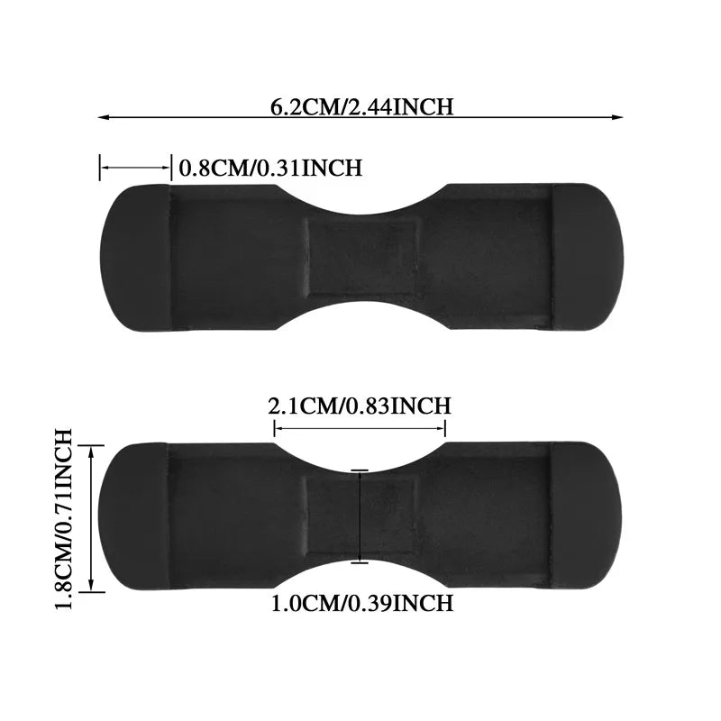 7pcs Rubber to Fishing reel Protection base mat pad elastic Fishing reel rubber cover Protect for fishing tackle equipment