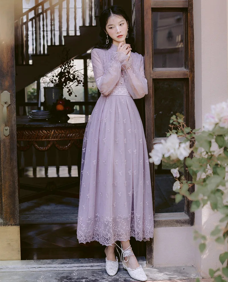 2020 new fashion women's clothing Vintage dress women