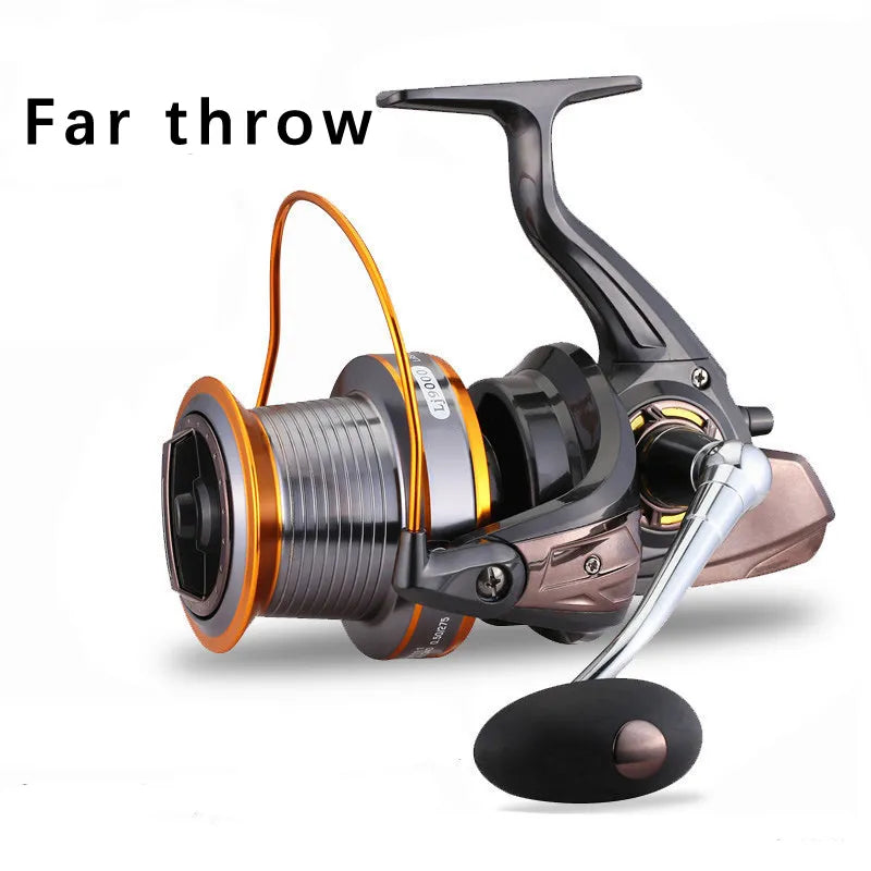Far Throw Fishing Reel Metal LJ 4000-9000 Series 4+1 BB Bevel Cup Freshwater Reservoir Lure Spinning Fishing Wheel