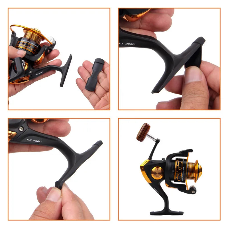 7pcs Rubber to Fishing reel Protection base mat pad elastic Fishing reel rubber cover Protect for fishing tackle equipment