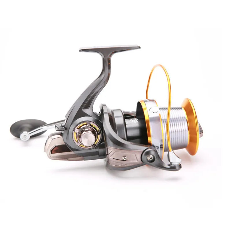Far Throw Fishing Reel Metal LJ 4000-9000 Series 4+1 BB Bevel Cup Freshwater Reservoir Lure Spinning Fishing Wheel