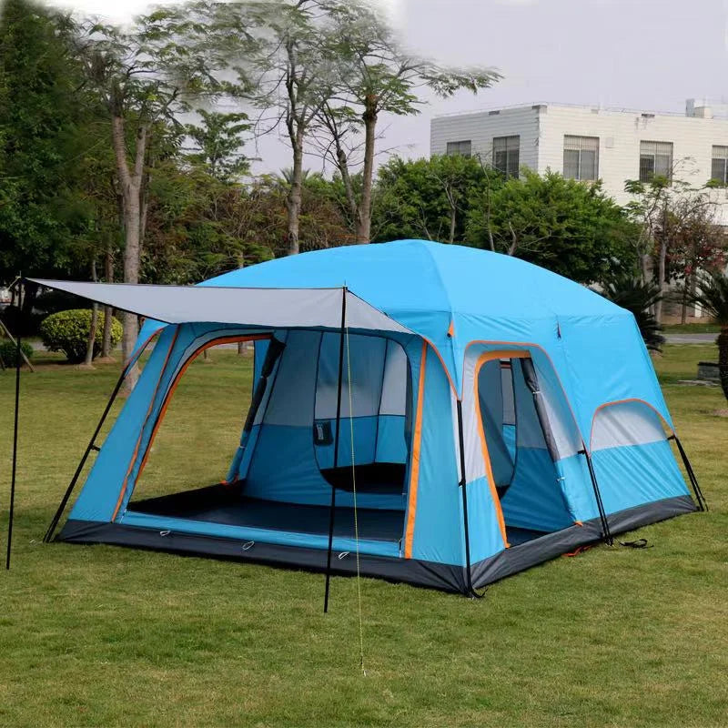 YOUSKY 8-12 People European Large Luxury Wind Resistant Rainproof Family Camping Tent Outdoor Tent