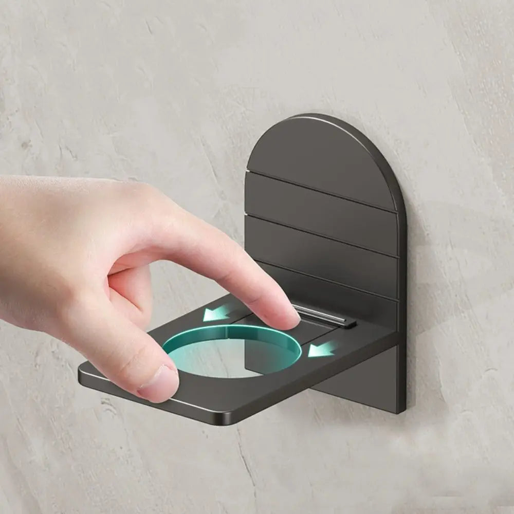 Metal Self-Adhesive Shampoo Bottle Shelf Free of Punch Shower Gel Liquid Bottle Holder Bathroom Shelf Organizer Hook Shelves