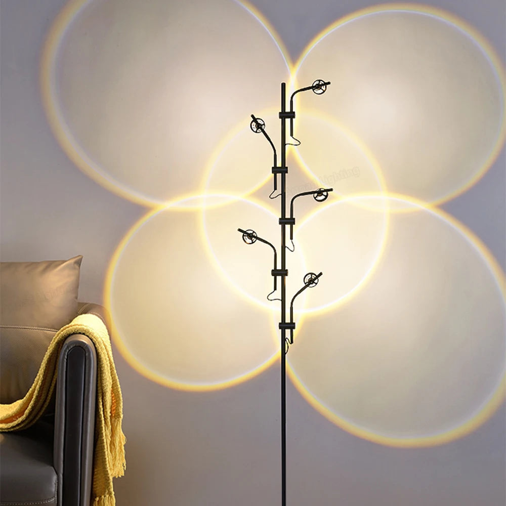 Contemporary Floor Lamp Creative Italy Design Rainbow Modern Led Floor Light 10W Living Room Stand Light Bedroom Desk Lamp