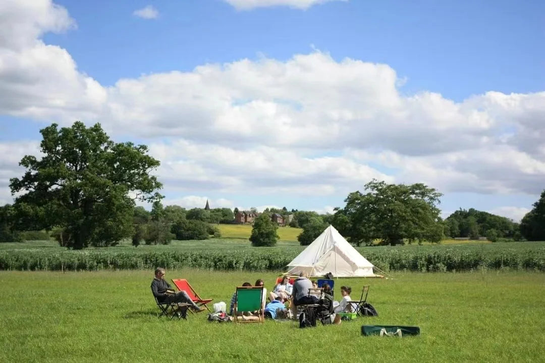 Luxury Customized Tent Waterproof Tent Canvas Large Family Bell Tent For Camping