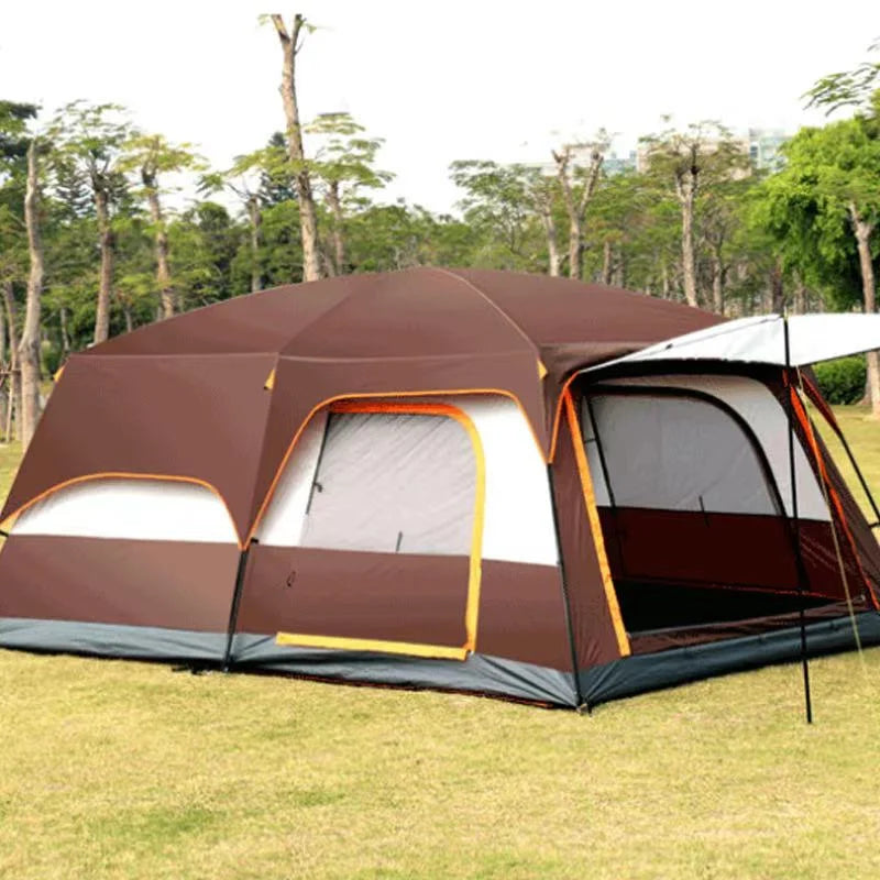 YOUSKY 8-12 People European Large Luxury Wind Resistant Rainproof Family Camping Tent Outdoor Tent