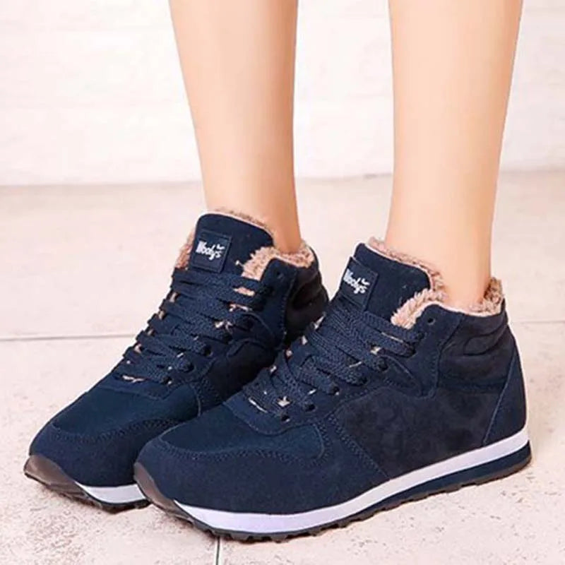 2023 Men Boots Winter Sports Ankle Boots Thickened Plus Size Women Casual Fashion Short Boots Cotton Shoes Platform Snow Boots