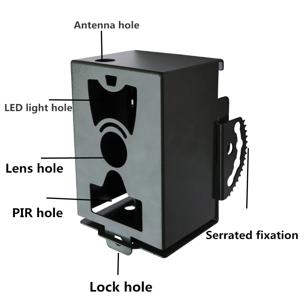 Metal Hunting Camera Protector Iron Box Safety Security Lock Case Accessories Anti-theft For HC801A/ HC801M/ HC801G/ HC-801LTE