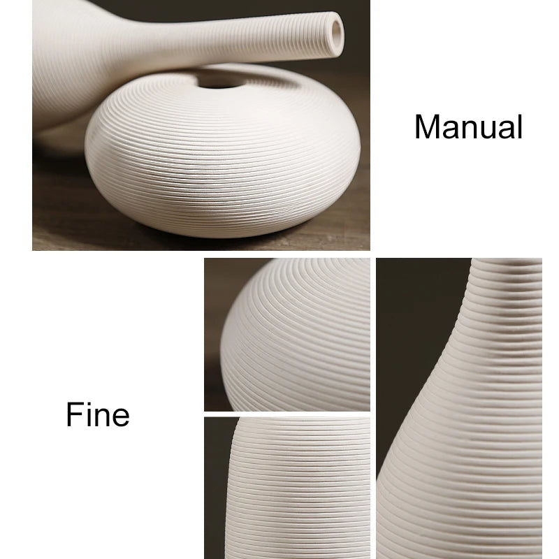 Vase Decoration Household Ceramic Vase Decorative Vases Modern Living Room Decoration Modern Home Decor Vases for Flowers