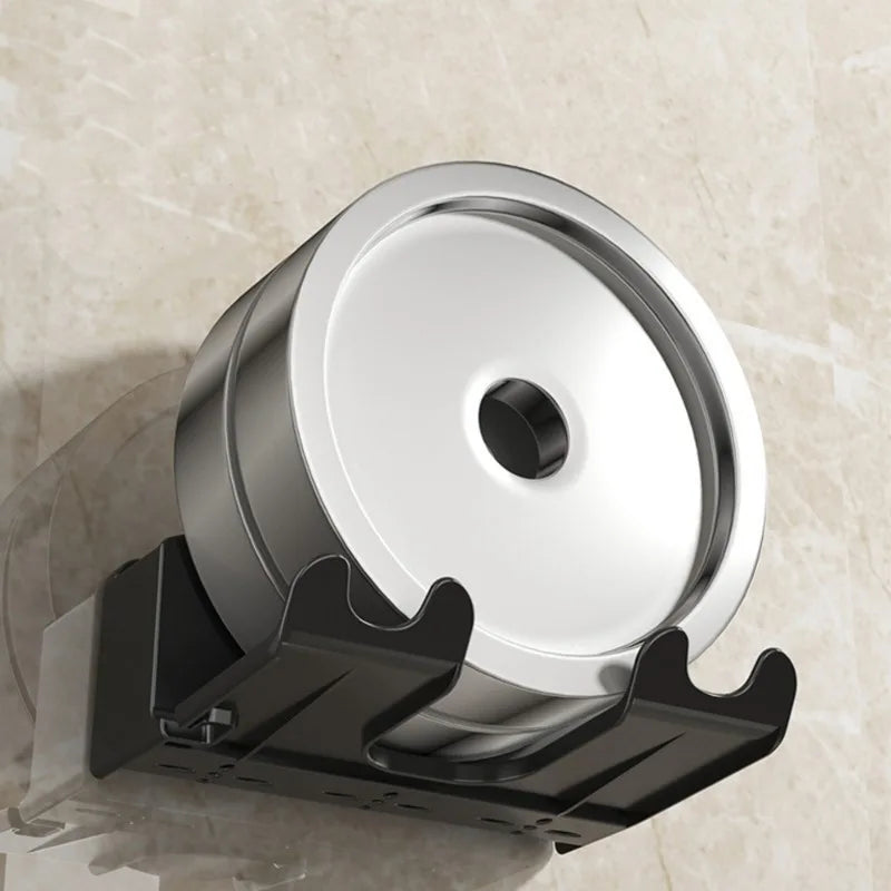 Wall Mounted Hair Holder For Hair Dryer Stand Bathroom Shelf Shaver Straightener Storage Rack Bathroom Organizer