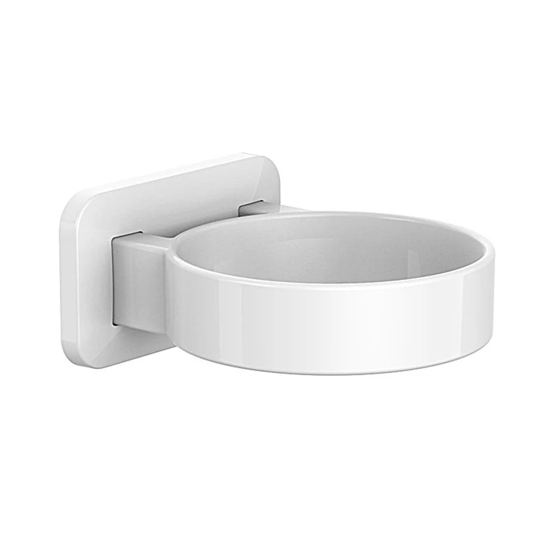 Punch-free Hairdryer Storage Rack Wall Mounted Hair Holder for Home Bathroom Dressing Room