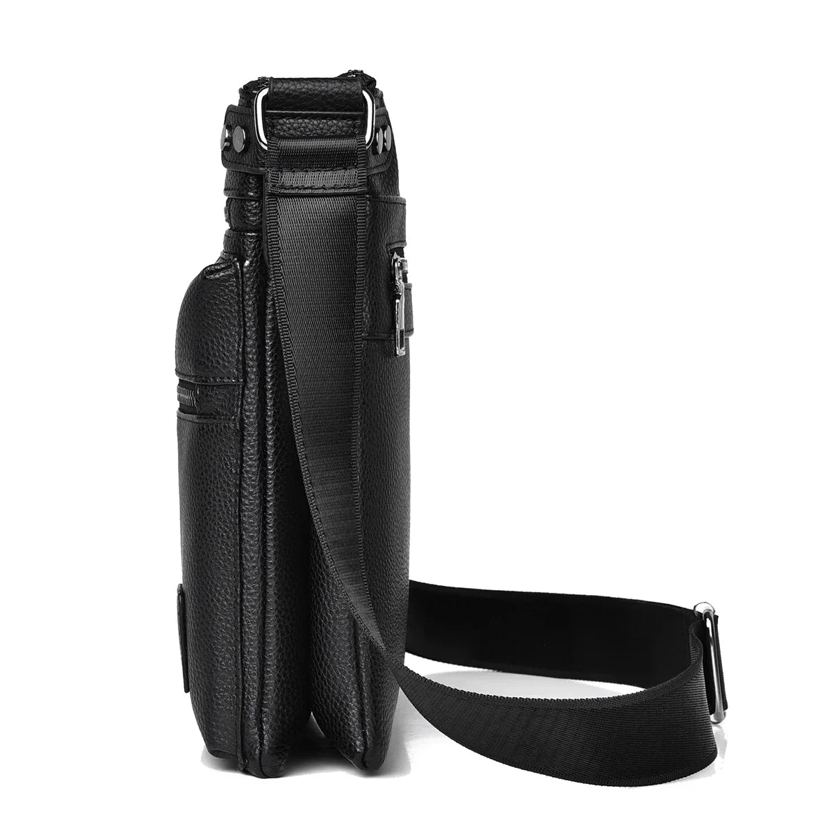 Free shipping New Men's handbag Shoulder Bag husband Fashion Double Layered Crossbody Bag Luxury Designer Messenger Bag