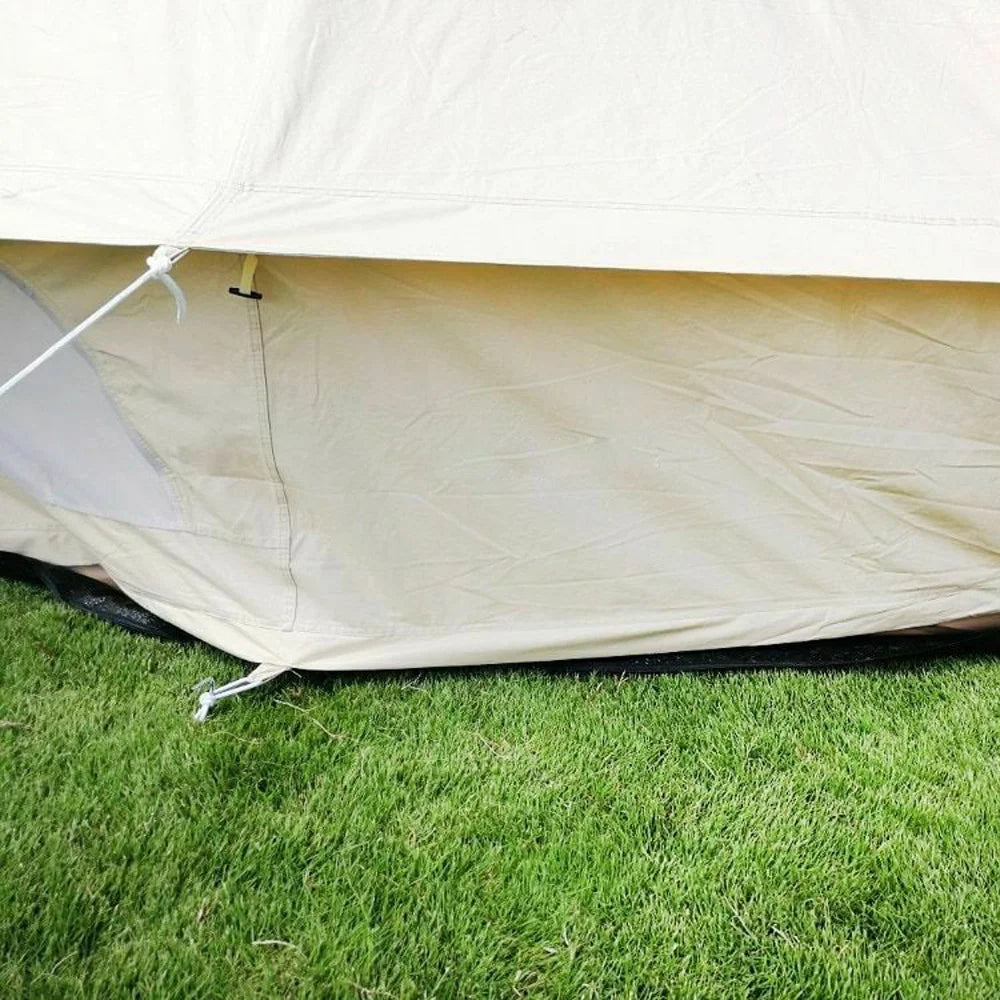 2021 Hot Selling Round Luxury Camping Tent 3m 4m 5m 6m Outdoor Cotton Canvas Bell Tent