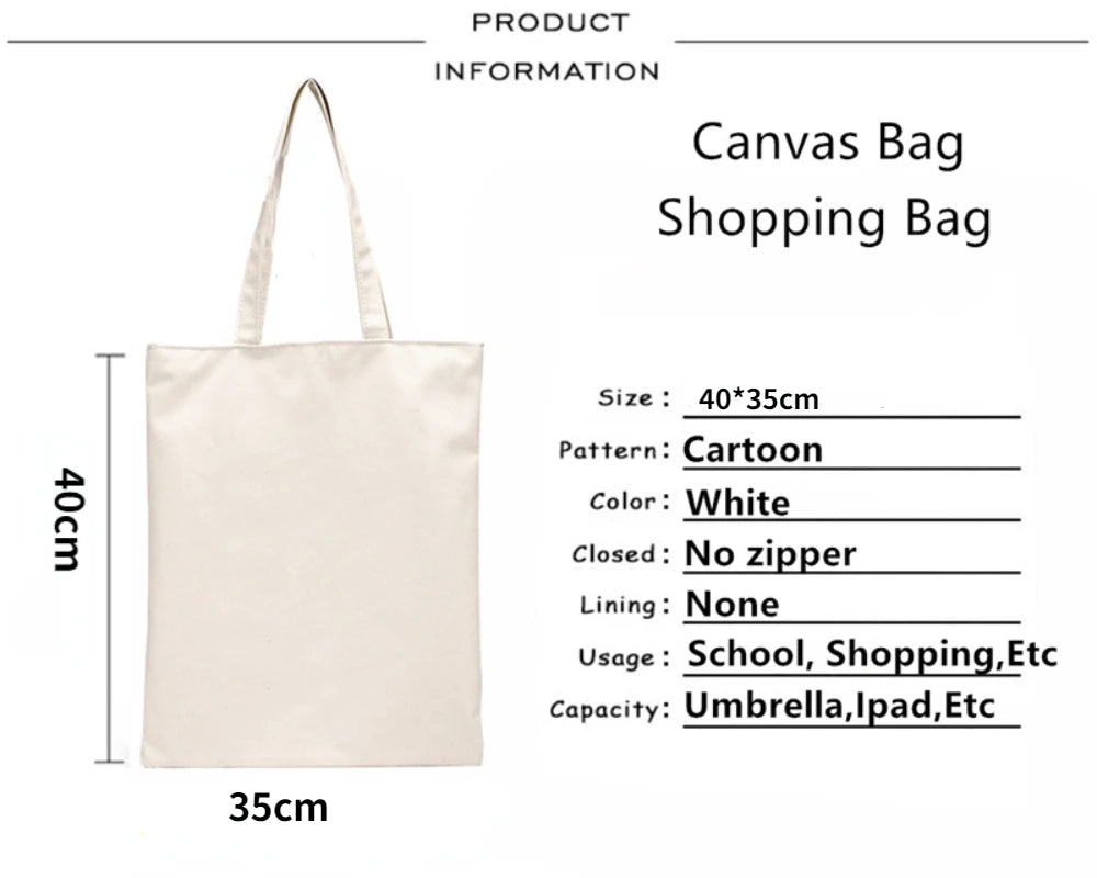 Gothic Devil Canvas Bag Dark Women Bag Hip-hop Women Shoulder Bags Casual Punk Large Capacity Ulzzang New Harajuku Shopper Bag