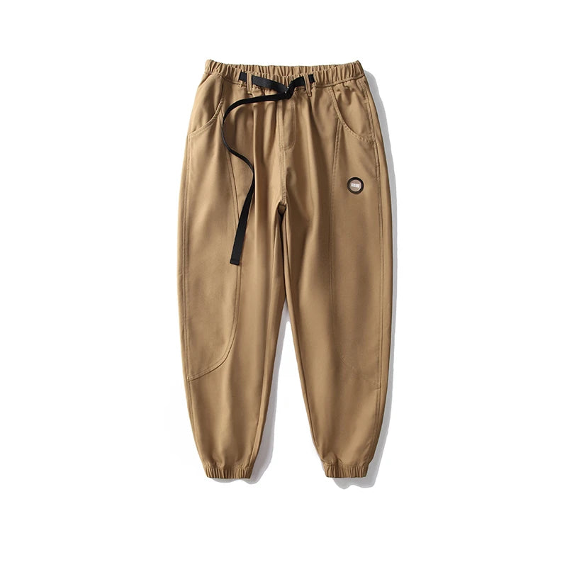Plus Size Japanese Streetwear Casual Cargo Pants Men Clothing Harajuku Loose Joggers Fashion Trendy Oversize Trousers Male