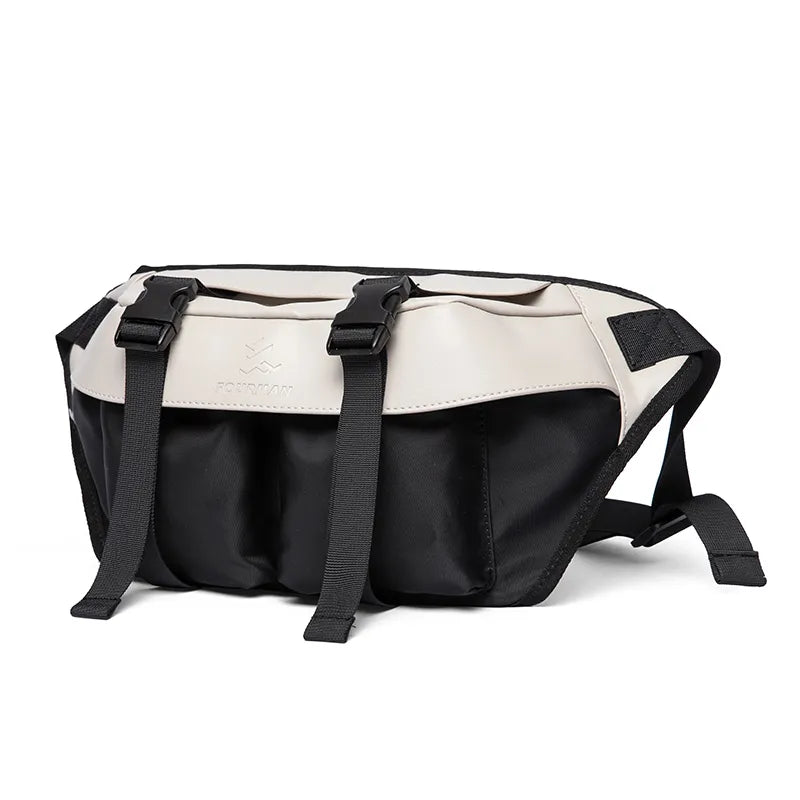 High Quality Trend Men's Cross Body Bag iPad Zip Waterproof Fashion Designer Chest Bag Daily Sport Cycling Sling Shoulder Bag
