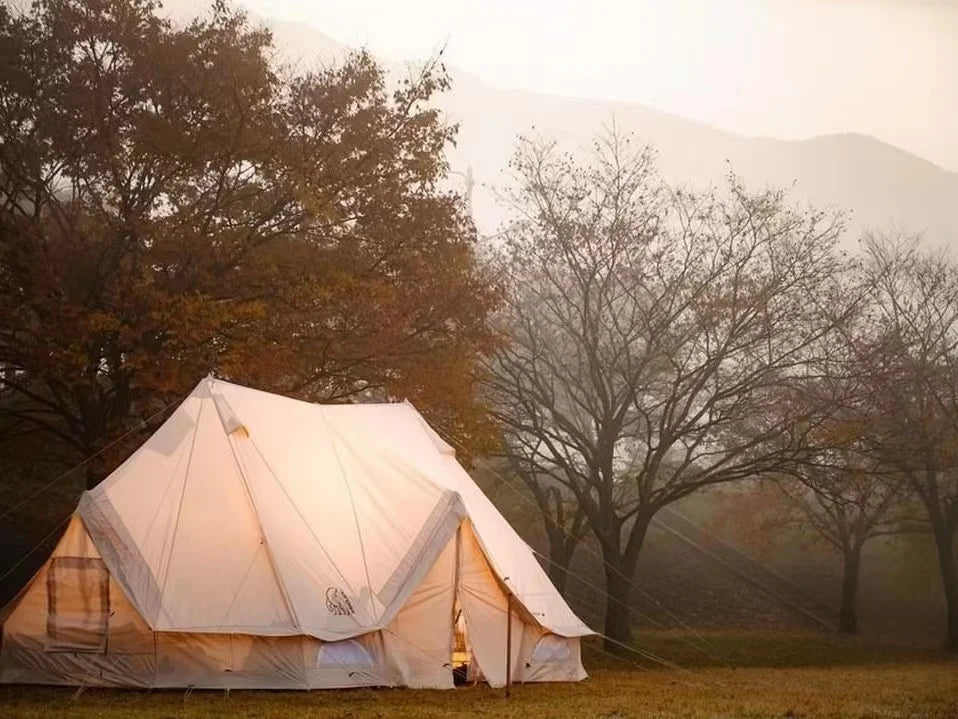 Luxury Customized Tent Waterproof Tent Canvas Large Family Bell Tent For Camping