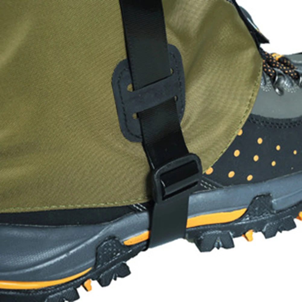 Dustproof Sandproof Leg Gaiters Boot Gaiters For Hunting Skiing Hiking Camping TPU Straps Leg Gaiters Winter Sport Equipment