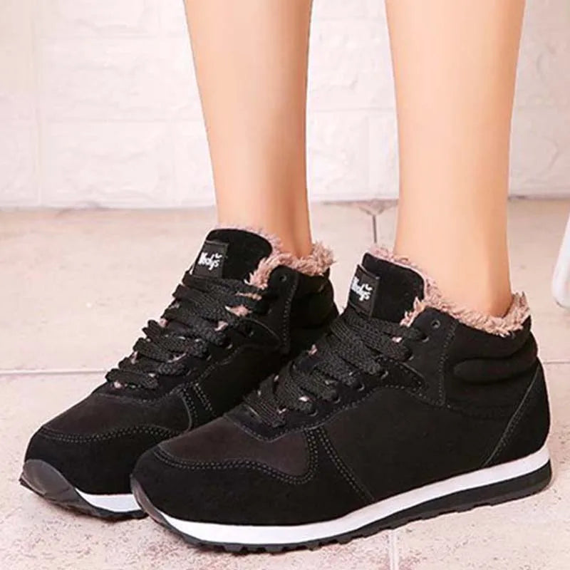 2023 Men Boots Winter Sports Ankle Boots Thickened Plus Size Women Casual Fashion Short Boots Cotton Shoes Platform Snow Boots