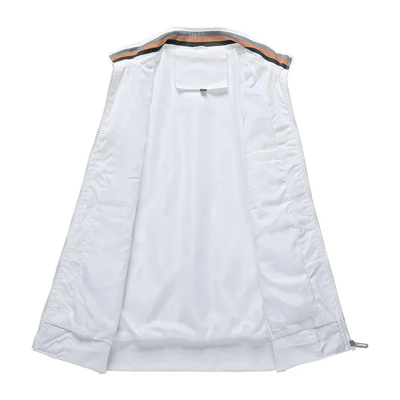 2023 Fashion Men’s Windbreaker Jackets Casual Jacket Men Outdoor Sports Coat Spring Autumn Army Cargo Bomber Jacket Men Clothing