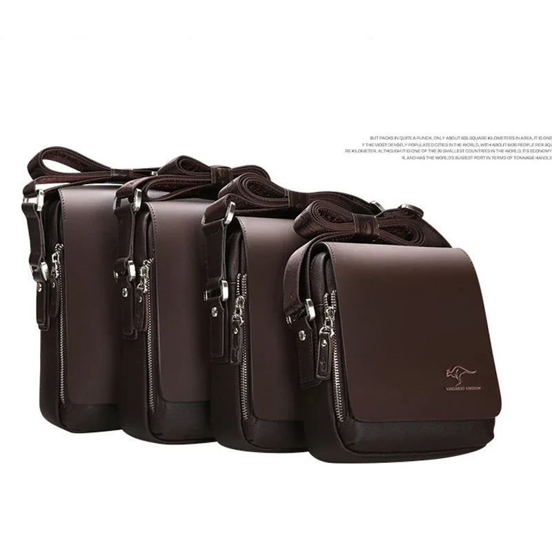 New men's Messenger Bag Luxury brand Kangaroo Man Bag fashion crossbody Bags for male Casual Shoulder bag Handbags