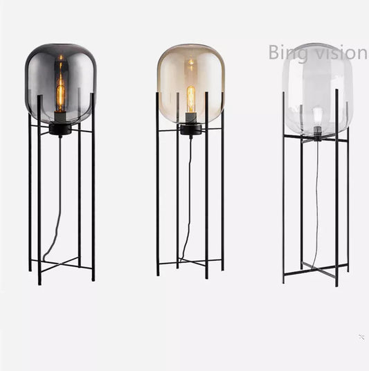 Modern home deco lighting Nordic floor lights LED living room standing fixtures Glass illumination bedroom floor lamps