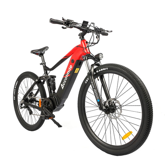 Accolmile Electric Mountain Bike Electric Bicycle eMTB 27.5 29 Inch 48V 250W 750W Bafang Mid-Motor 17.5Ah 840 Wh Lithium Battery