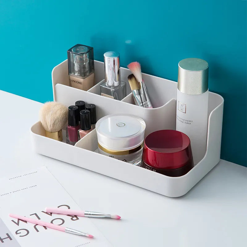 Makeup Organizer Bathroom Storage Box Cosmetic Organiser Office Desktop Make Up Jewelry Storage Box Sundries Container