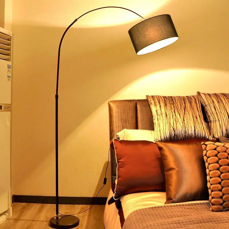 New Remote Control Height adjustable LED Floor Lamp For Living Room Bedroom Study House Decoration Marble Base Standing Light