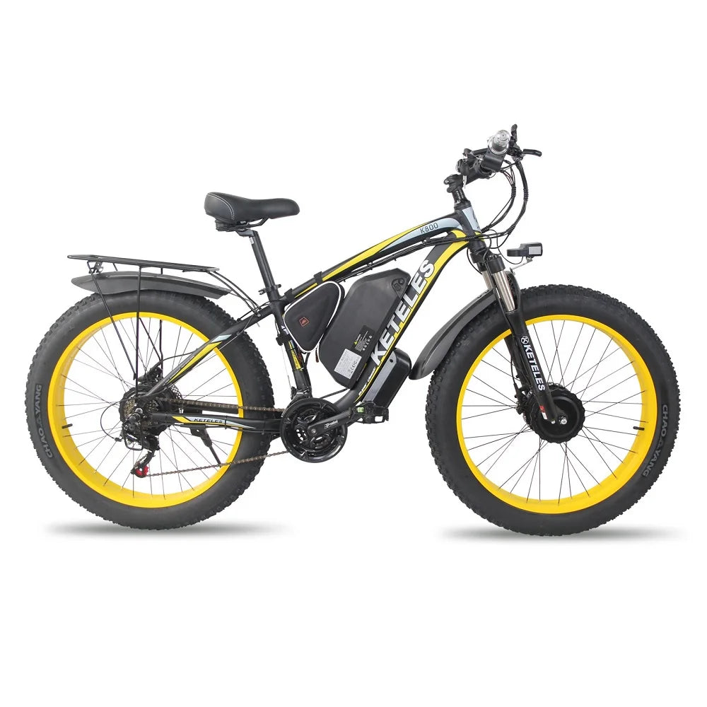 €1412 Euro E-Bike 2000W Motor EU Stock Fast Delivery 10 Days 26" Fat Tire 2x1000W Dual Motor 23AH Lithium Battery Electric Bike