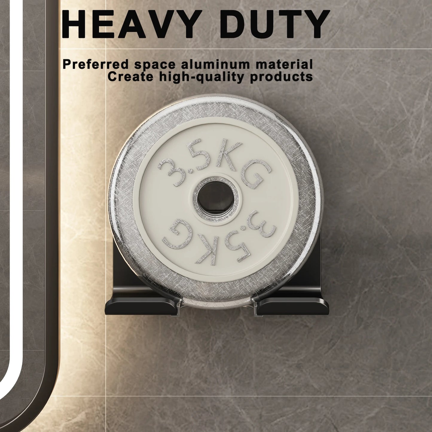 Hair Dryer Holder Space Aluminum Bathroom Organizing Rack Dyson Haartrockner Hanger Wall-mounted Universal Hairdryer Holder Hook